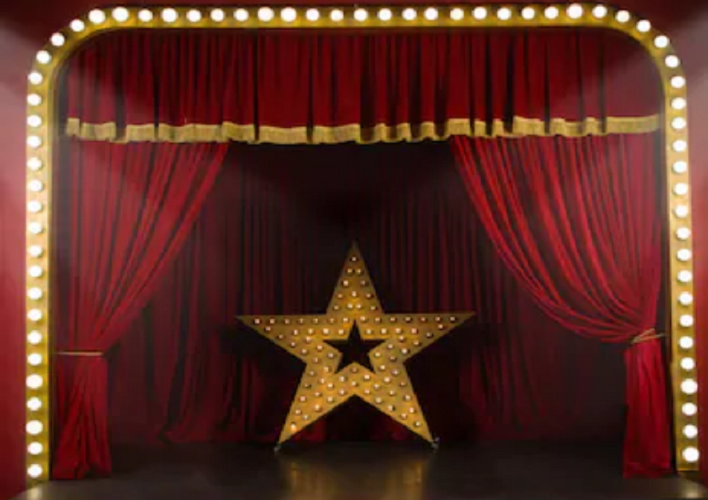 Stage Curtain Red Carpet Photography Backdrop SH-1019 – Dbackdrop